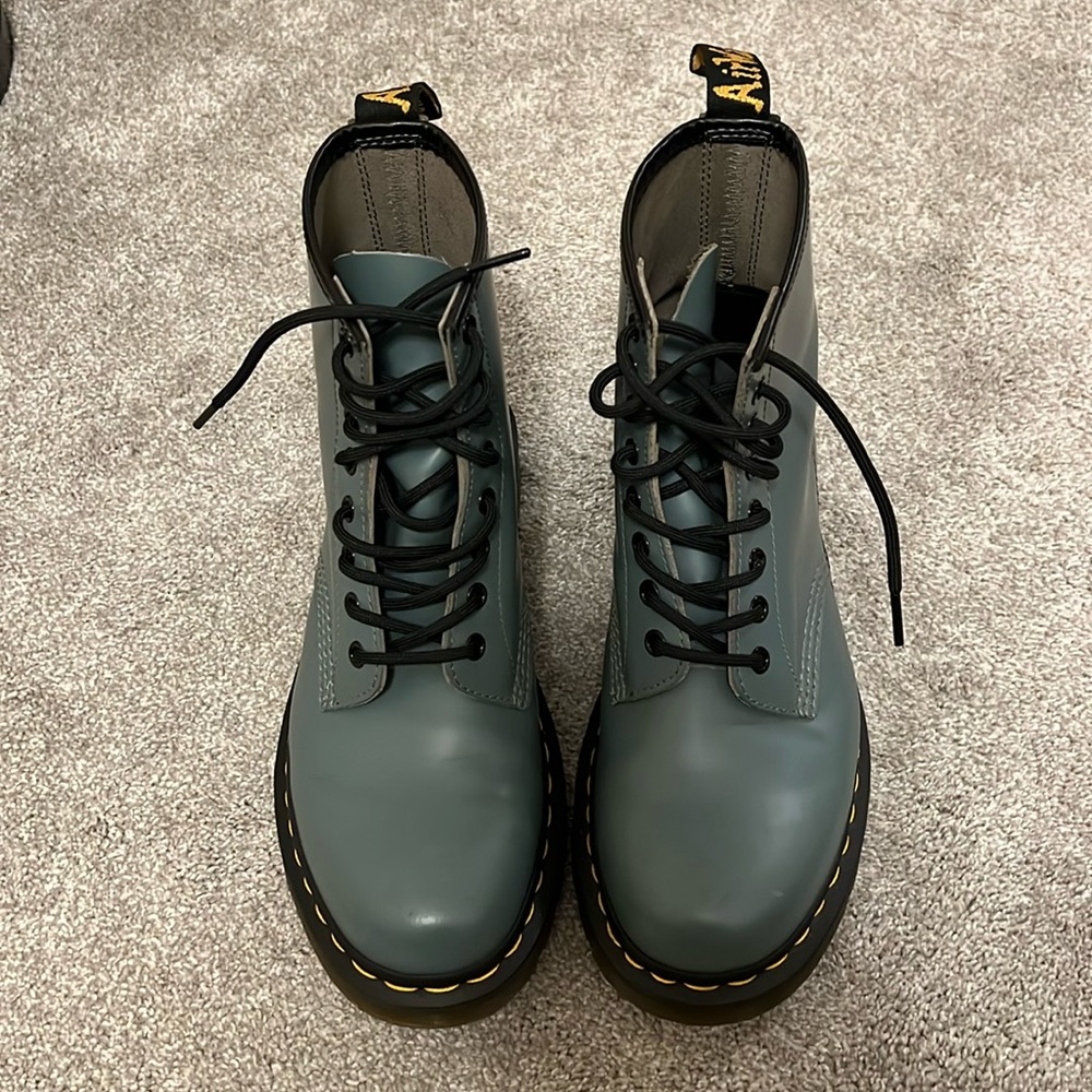 Soft teal Dr. Martens-barely worn